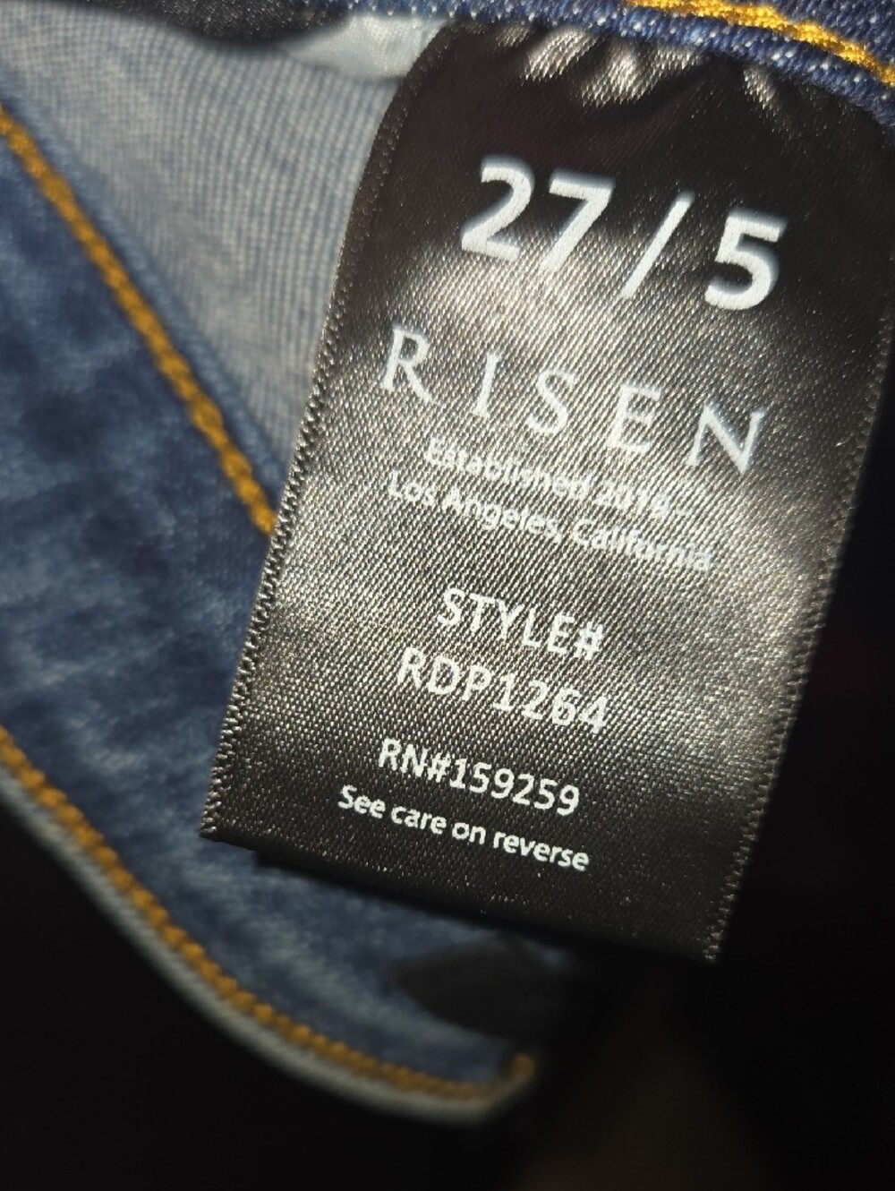 Risen Women's Light Blue Ankle Jeans - 27/5 - Picture 7 of 8